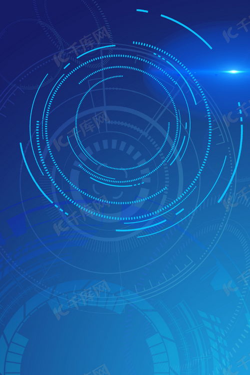 藍色科技人工智能psd分層h5背景素材背景圖片免費下載 千庫網
