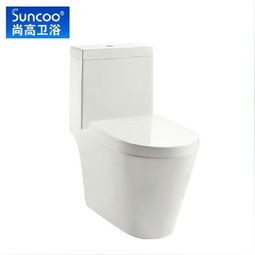 尚高SOL860噴射虹吸式連體馬桶 靜音節(jié)水，北京房天下熱薦潔具